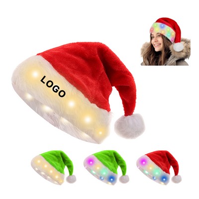 LED Christmas Santa Hat