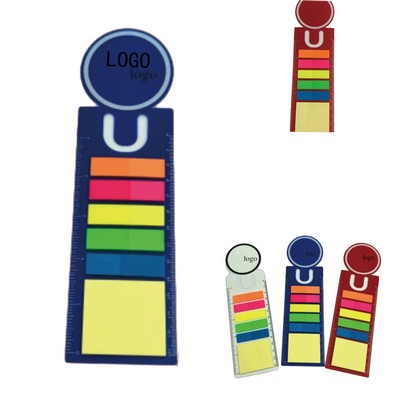 PET Fluorescent Sticky Notes - Morandi Color Index Tabs