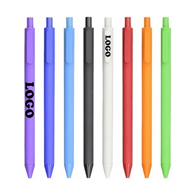 Push Gel Pen Advertising Pen
