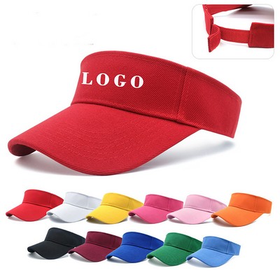 Cotton Sports Sun Visor Cap - By Air