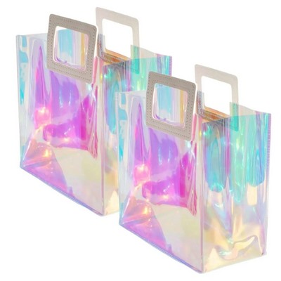 Stylish Holographic PVC Tote Bag