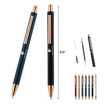 Sleek ABS Retractable Ballpoint Pen for Business Use