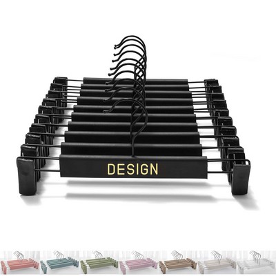 Non-Slip Clothes Hanger with Pant Hoook