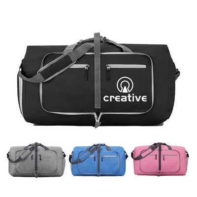 Waterproof Travel Duffle Bag With Shoes Pocket