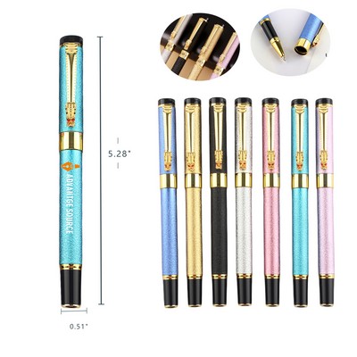 Premium Aluminum Ballpoint Pen with Metal Clip