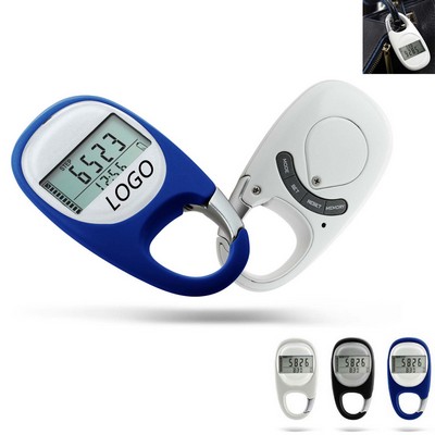 3D Digital Pedometer With Clip