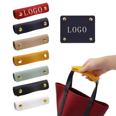 5.1"x4" LEATHER WRAP COVERS PURSE TOTE BAG HANDLEPROTECTOR