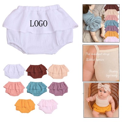 Cotton Baby Diaper Shorts Set
