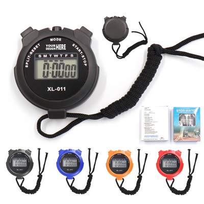 Multifunctional Sports Digital Handheld Stopwatch Timer