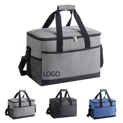 35L Large Capacity Oxford Insulated Cooler Bag for Outdoor Camping & Picnics