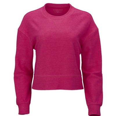 Boxercraft Rib Knit Corded Boxy Crew