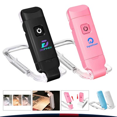 Klydra USB Rechargeable Clip-On Book Reading Light