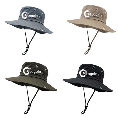 Bucket Sun Hat for Men Women UPF 50+ Boonie Foldable UV Protection Hiking Beach Fishing Summer Safar
