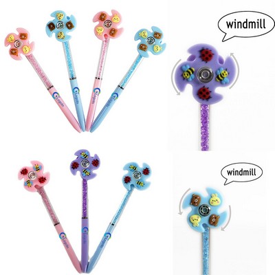 Cute Animal Rotating Windmill Stress Relief Ballpoint Pen