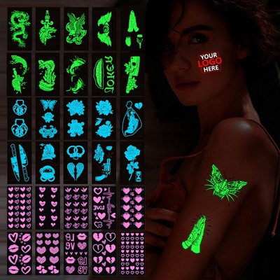 Glow In The Dark Tattoo Sticker