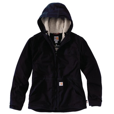 Carhartt 102694 Womens Flame Resistant Full Swing® Loose Fit Quick Duck® Sherpa-Lined Jacket