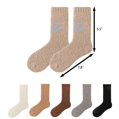 Men's Cozy Microfiber Fuzzy Socks
