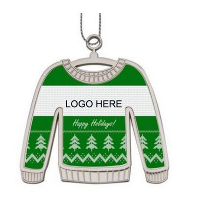 Ugly Sweater Christmas Holiday Ornament
