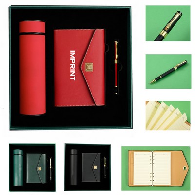 Vacuum Cups Journal Notebook Gift Set