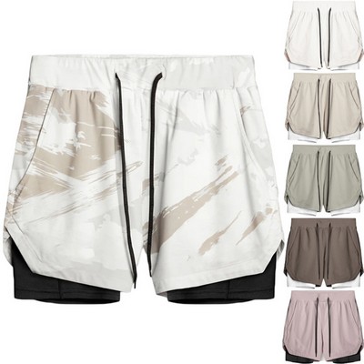 2" 1 Mens Workout Shorts