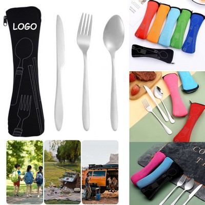 Stainless Steel Tableware Set