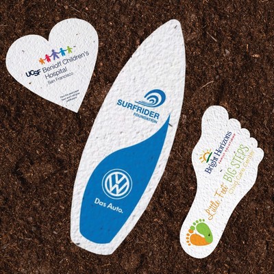 Direct Print Seeded Paper Custom Shapes - up to 8" sq
