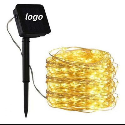 Outdoor Solar Crystal String Lights
