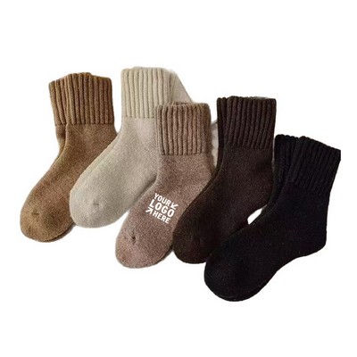 Thicken Knitted Crew Sock