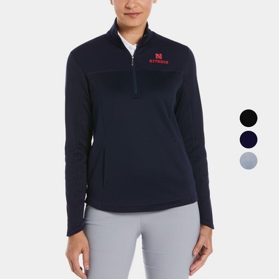 Callaway® Ottoman Women's 1/4-Zip Fleece Pullover with Custom Logo