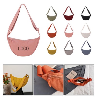 Trendy Nylon Dumpling Bag
