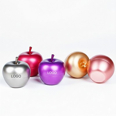 Apple Shaped Tin Can Metal Candy Food Storage Container with Sealed Lid