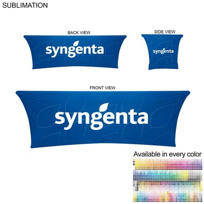 8' Stretch 4-Sided Table Cover