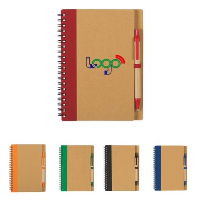 Spiral Notebook & Pen Set