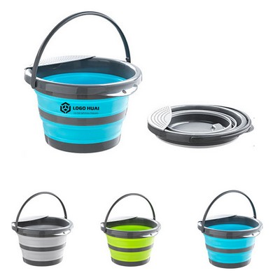 Collapsible Plastic Space Saving Outdoor Waterpot Bucket