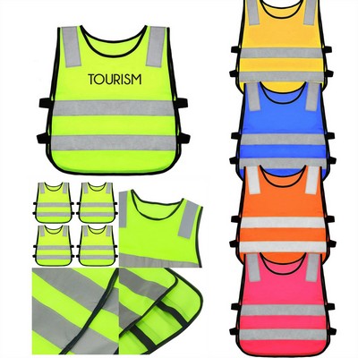 Kids Adjustable Reflective Vest