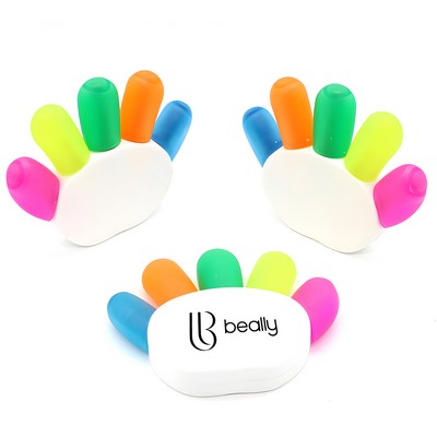 5-in-1 Cute Rainbow Colored Highlighter