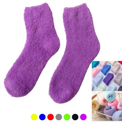 Ultra Soft Fuzzy Cozy Winter Slipper Socks