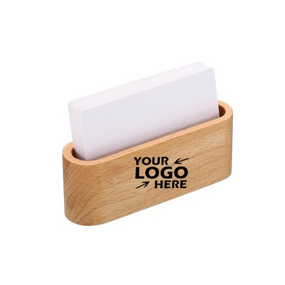 Wood Business Card Holder