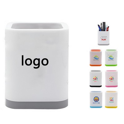 Square Plastic Pen Holder