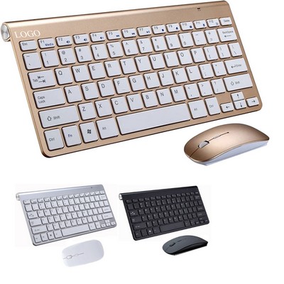 Wireless Keyboard And Mouse Ultra Slim Combo