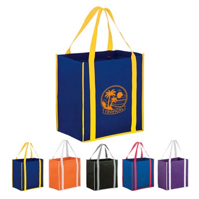 Nonwoven Two Tone Tote Bag