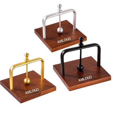 Natural Wood Countertop Paper Towel Stand