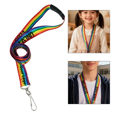 Rainbow Lanyard