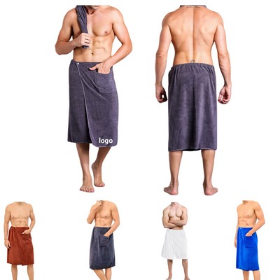 Men's Microfiber Quick Dry Wrap Towel Pants