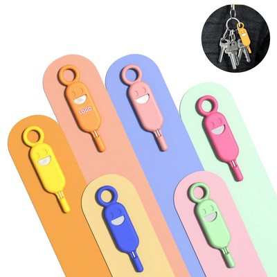 Smiley Face Portable SIM Card Ejector Case