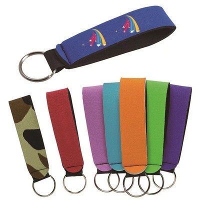 Full Color Neoprene Wrist Keychain