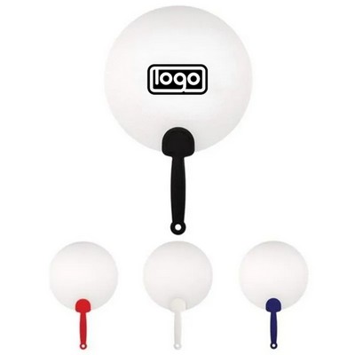 Kids DIY Graffiti Plastic Handle Fan