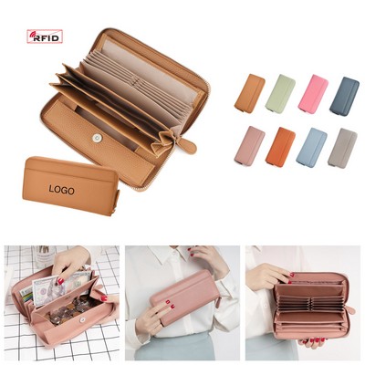 Genuine Leather RFID Wallet