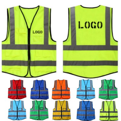 Adult Safety Breathable Reflective Vest