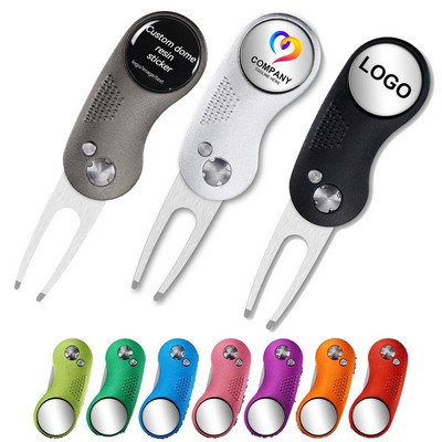 Metal Foldable Golf Divot Repair Tool